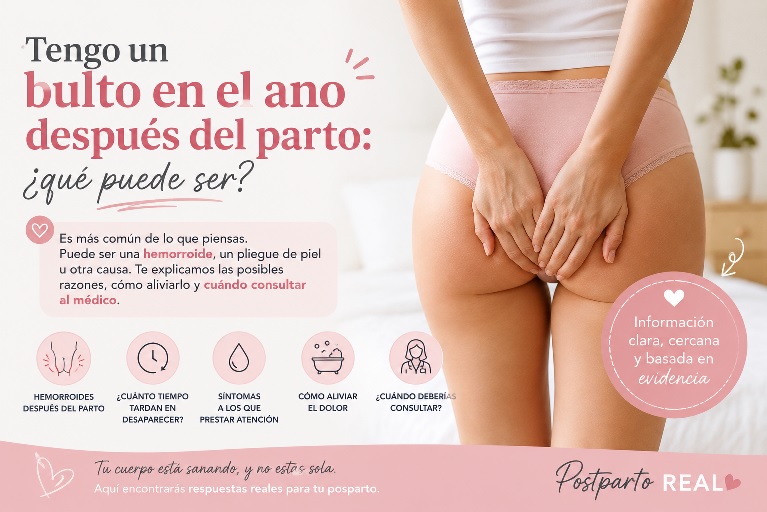 Bulto en el ano después del parto: posibles causa